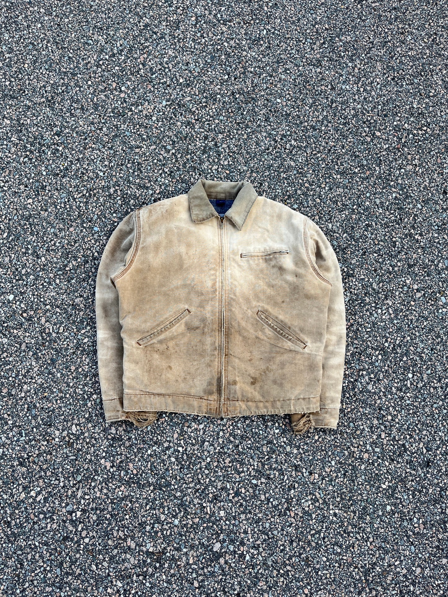 80’s Faded Tan Carhartt Detroit Jacket - Boxy Small